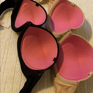 strapless push-up bra